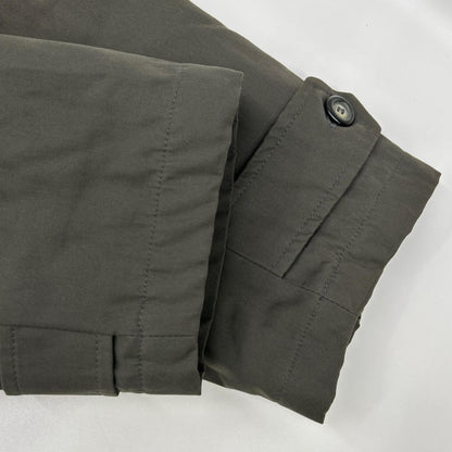 GIORGIOARMANI Khaki Check Lining Belted Trench Coat