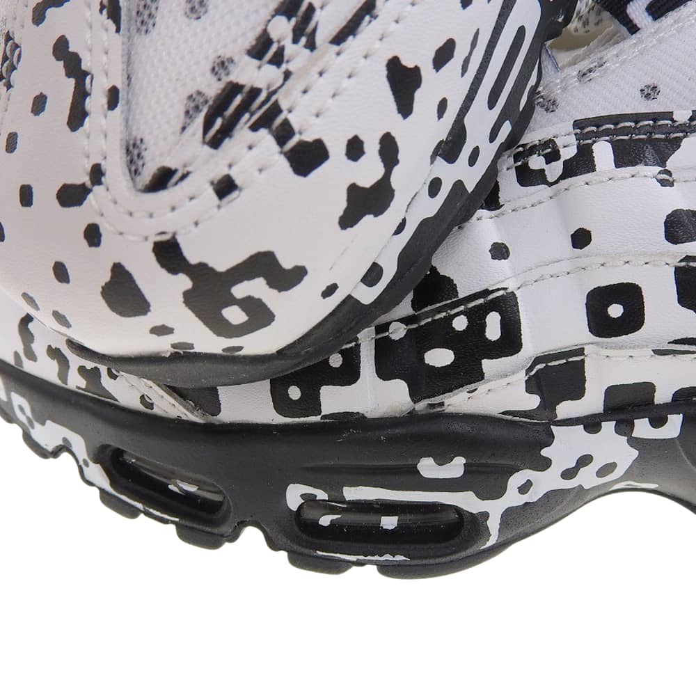 NIKE Air Max 95 Black/White Mesh Sneakers Size 11(US)