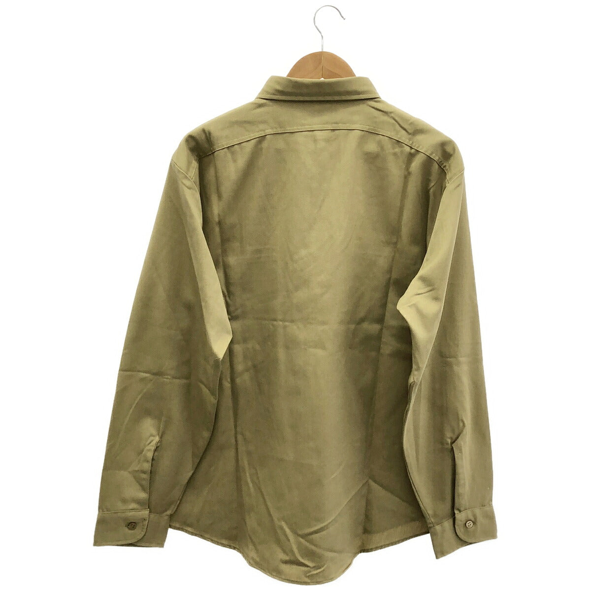 BIG YANK 70's Beige Long Sleeve Work Shirt Size XL
