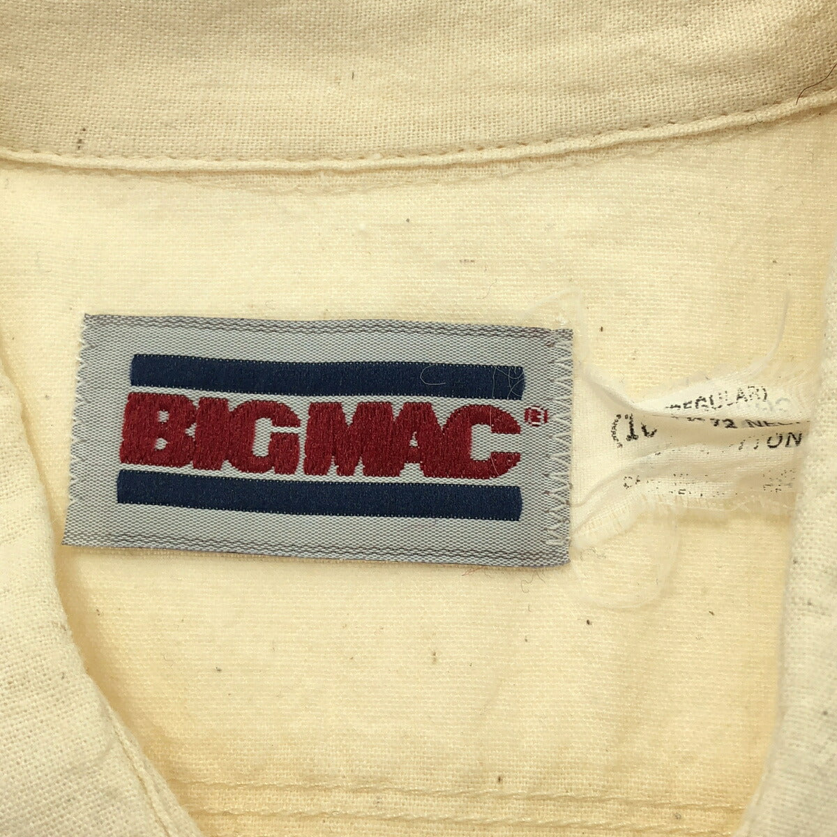 BIG MAC 80's White Long Sleeve Shirt