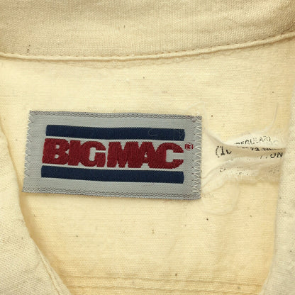 BIG MAC 80's White Long Sleeve Shirt
