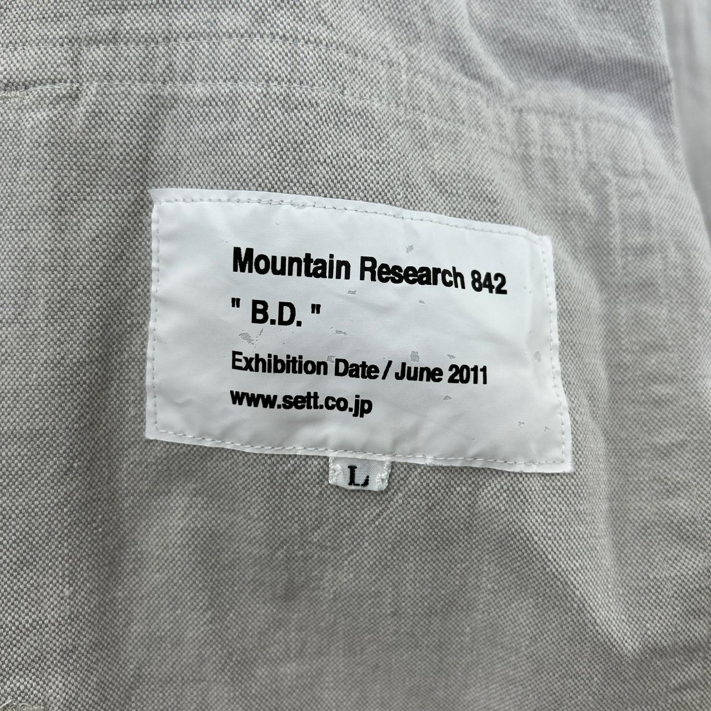 Mountain Research MTR-842 Cotton Animal Shirt Gray