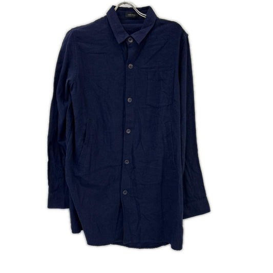 UNDER COVER 14AW Navy Cotton Nep Long Sleeve Shirt Size 4