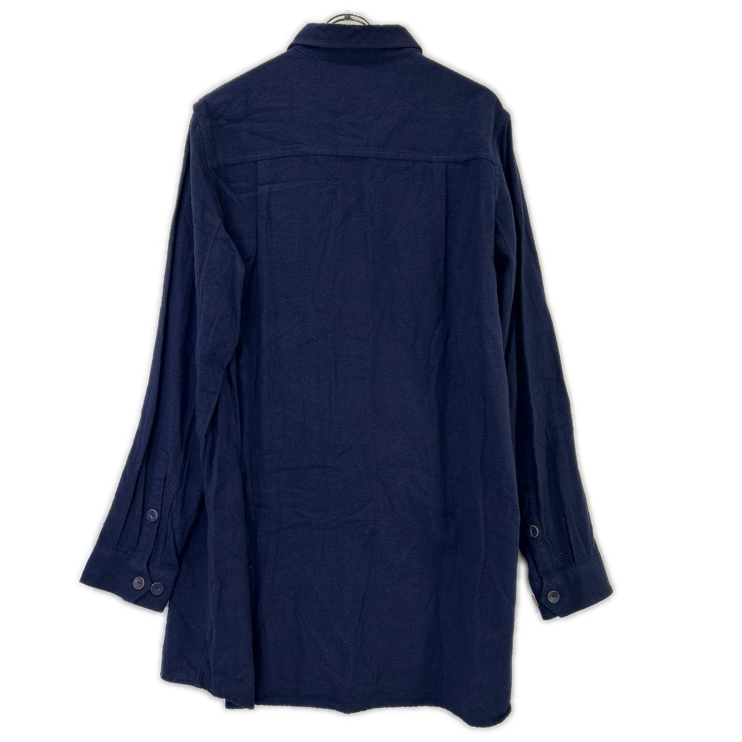UNDER COVER 14AW Navy Cotton Nep Long Sleeve Shirt Size 4