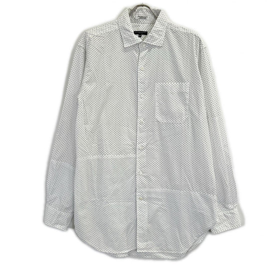 Engineered Garments Dot Pattern Cotton Shirt White Size M