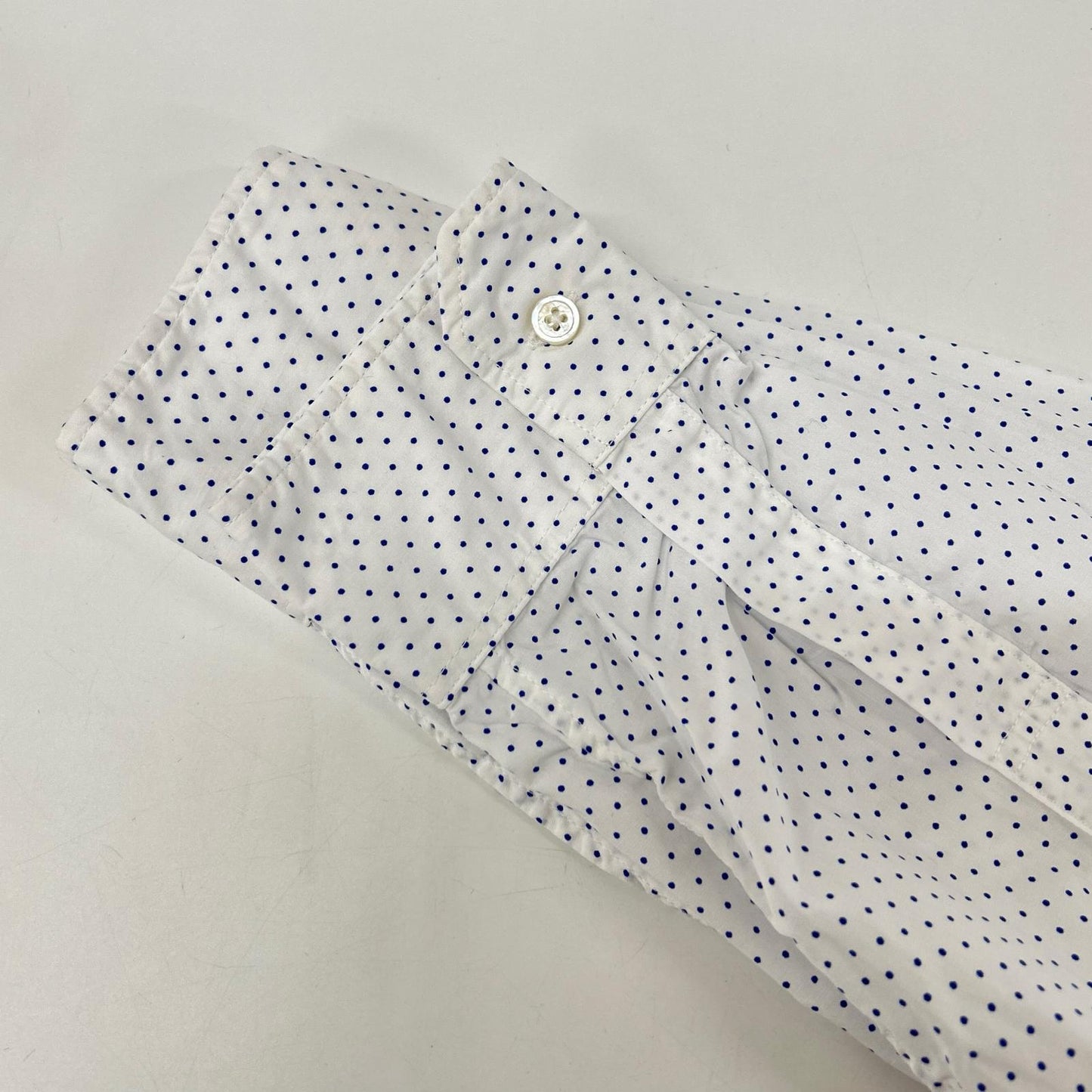 Engineered Garments Dot Pattern Cotton Shirt White Size M