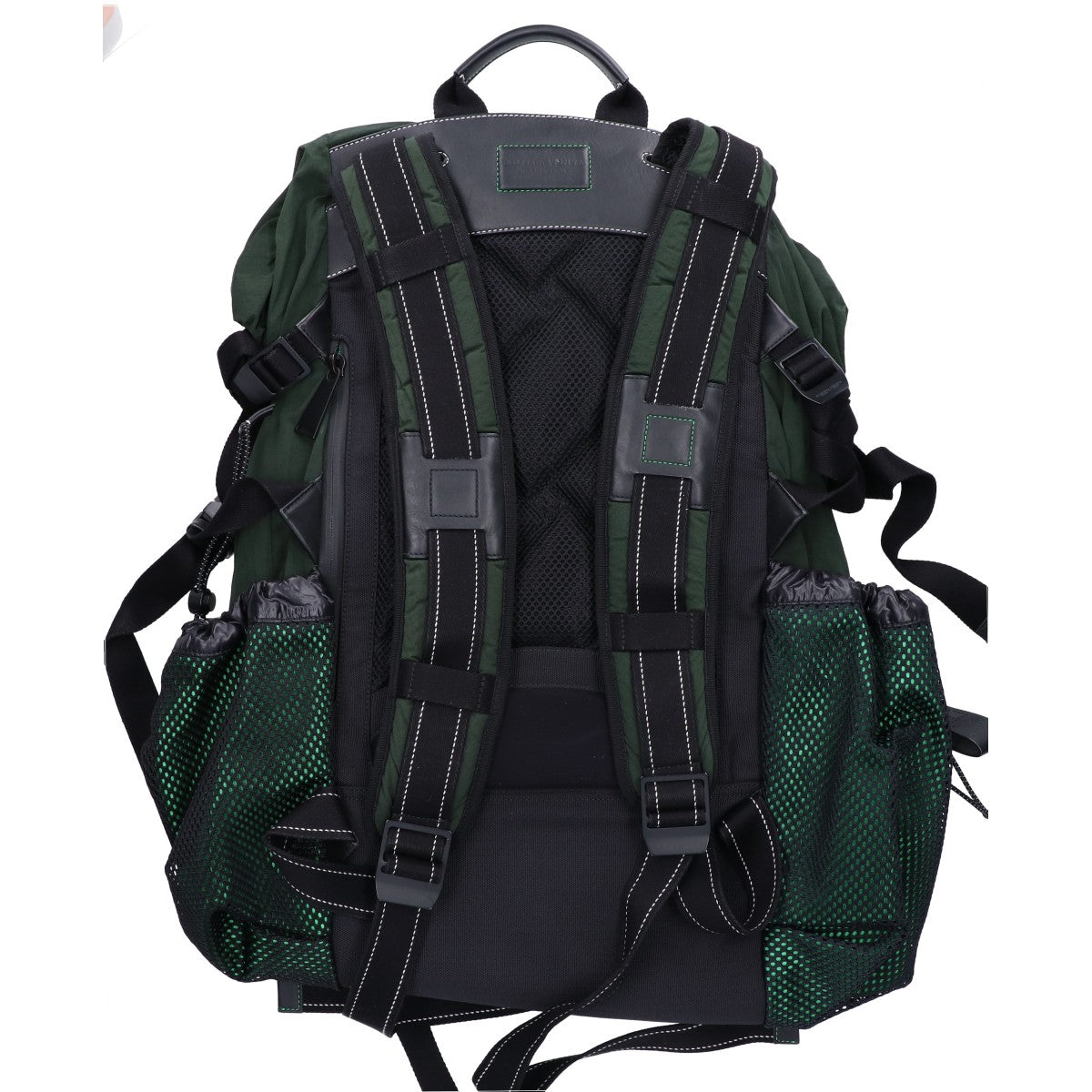 BOTTEGA VENETA Nylon Backpack Green/Black Size ONE SIZE