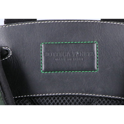 BOTTEGA VENETA Nylon Backpack Green/Black Size ONE SIZE