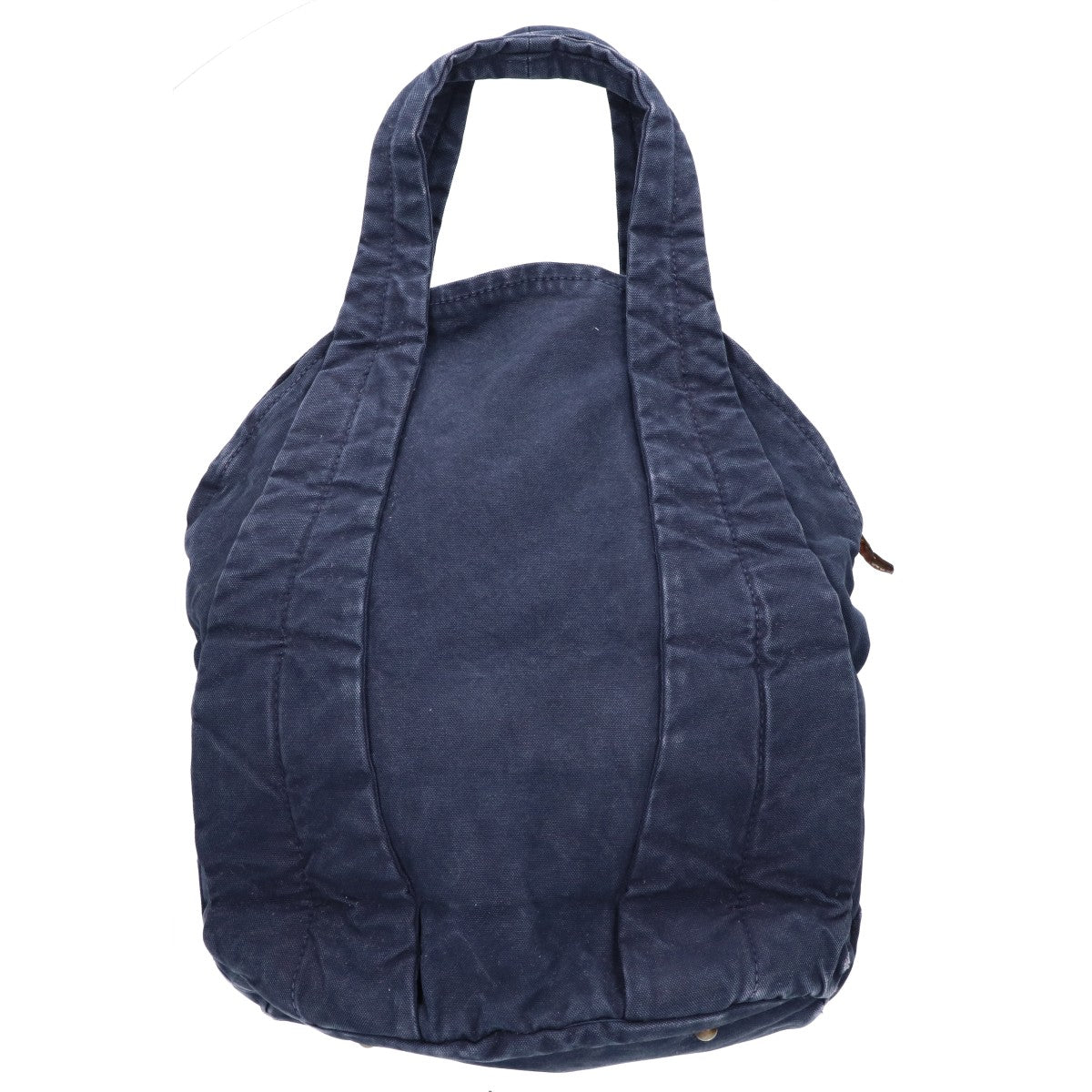 KAPITAL Vintage Processed Canvas Tote Bag Navy Size ONE SIZE