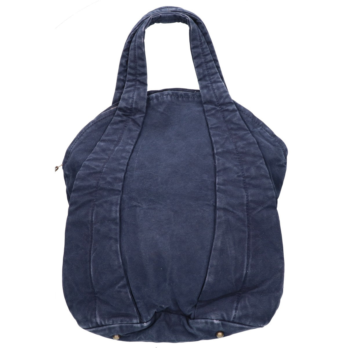 KAPITAL Vintage Processed Canvas Tote Bag Navy Size ONE SIZE