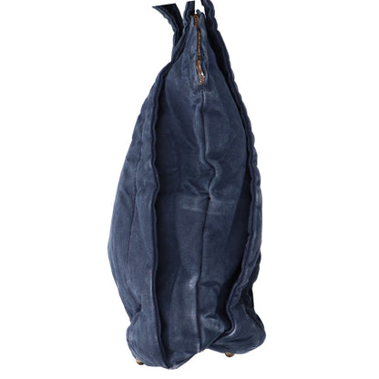 KAPITAL Vintage Processed Canvas Tote Bag Navy Size ONE SIZE