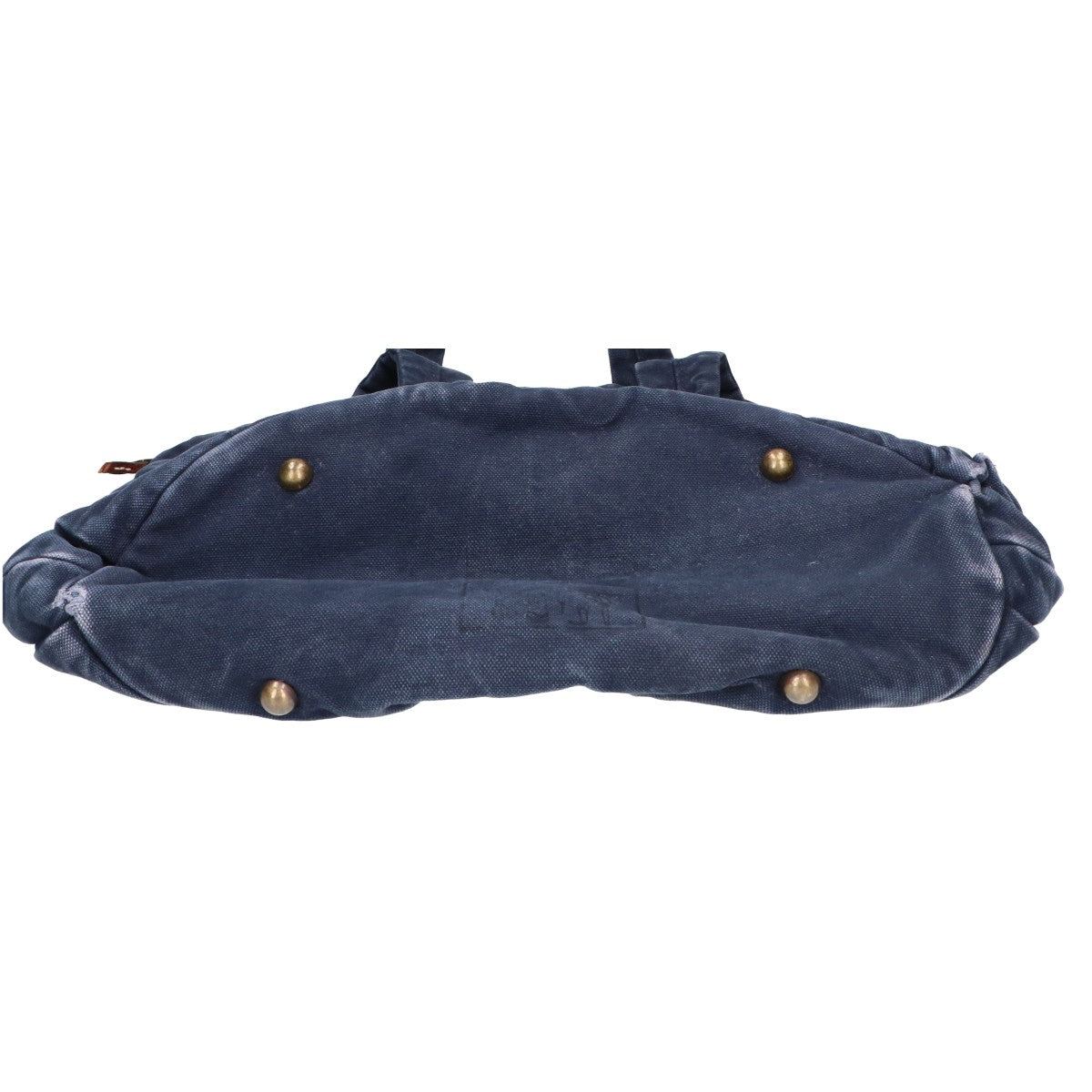 KAPITAL Vintage Processed Canvas Tote Bag Navy Size ONE SIZE