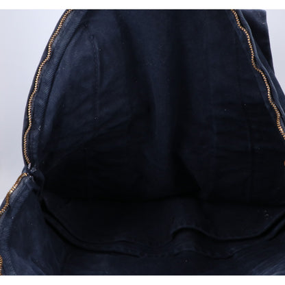 KAPITAL Vintage Processed Canvas Tote Bag Navy Size ONE SIZE