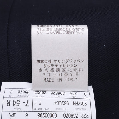 GUCCI Dot Pattern Wool 2B Single Suit Size 7ｰ54R