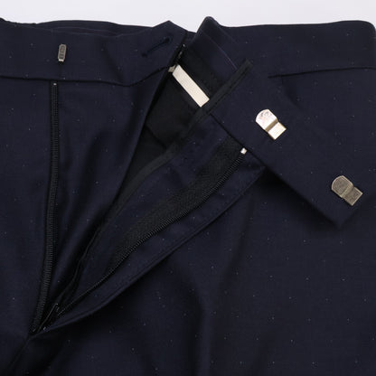 GUCCI Dot Pattern Wool 2B Single Suit Size 7ｰ54R
