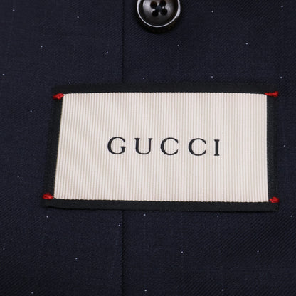 GUCCI Dot Pattern Wool 2B Single Suit Size 7ｰ54R