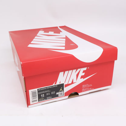 NIKE Air Jordan 1 Retro Low OG Sneakers White/Red Size 11
