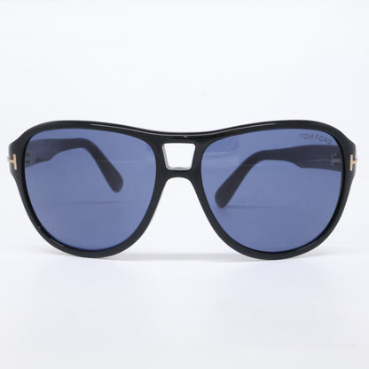 TOM FORD Dylan TF446 01V Sunglasses Black Size 57x15