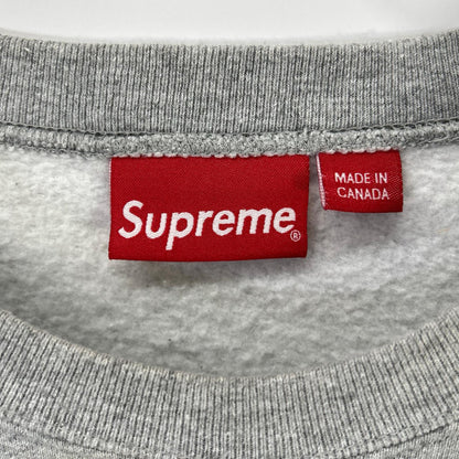 Supreme 22AW Box Logo Crewneck Gray Cotton Size XL