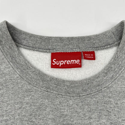 Supreme 22AW Box Logo Crewneck Gray Cotton Size XL