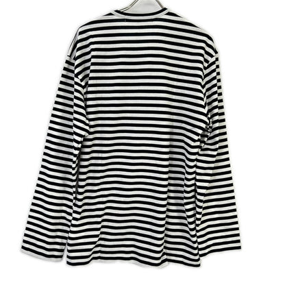 PLAYCOMMEdesGARCONS Striped T-Shirt White/Black Size XXL