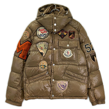 MONCLER 41305 K2 Special Brown Down Jacket Size 2