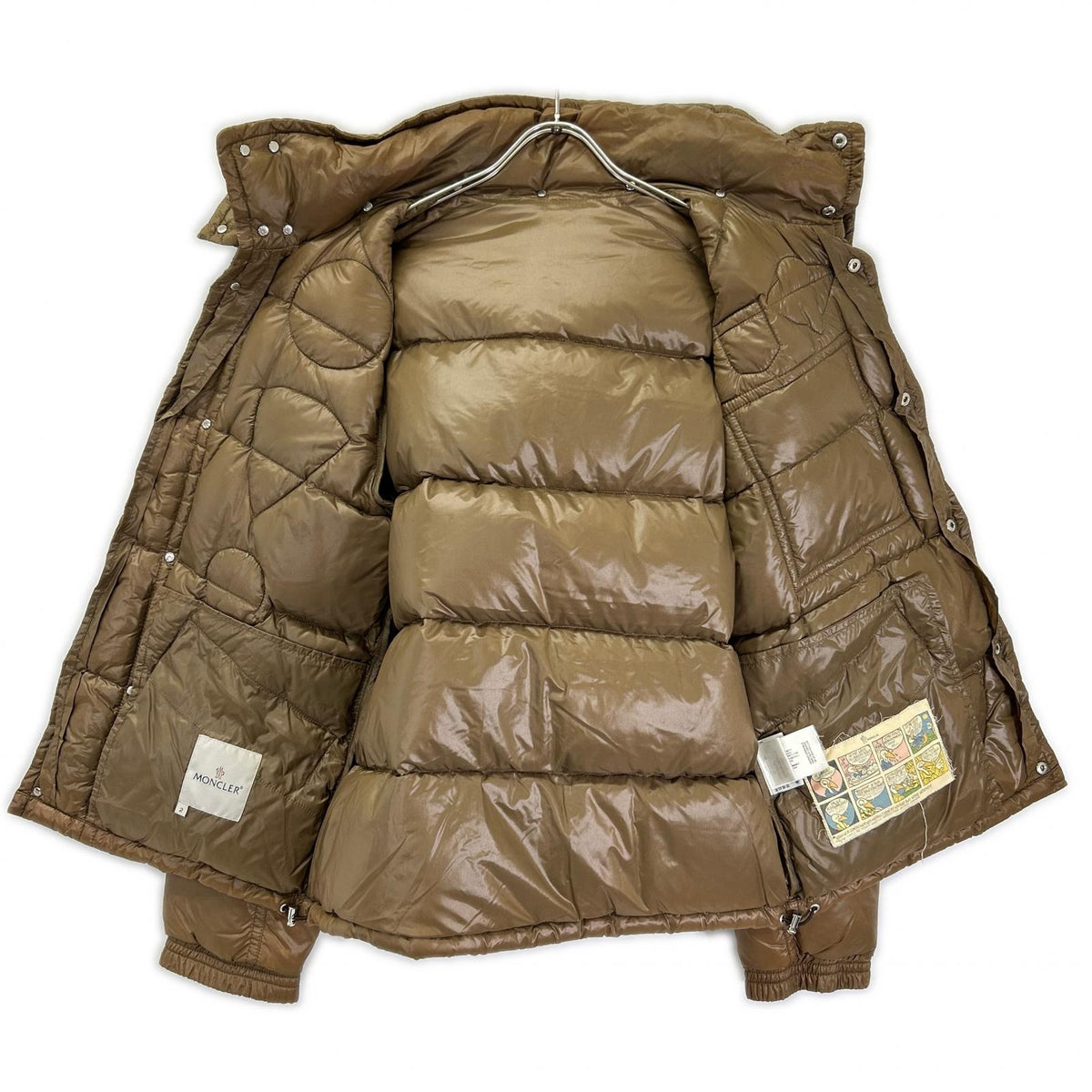 MONCLER 41305 K2 Special Brown Down Jacket Size 2