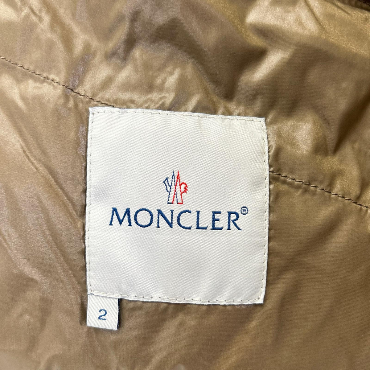 MONCLER 41305 K2 Special Brown Down Jacket Size 2