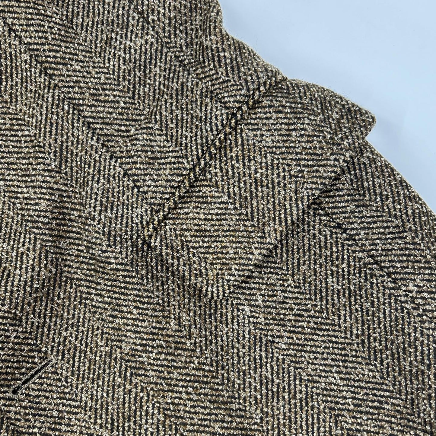 BOGLIOLI K.Jacket Herringbone Wool Coat Brown Size 46