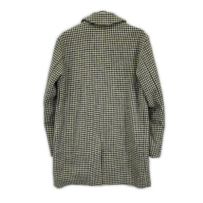 MACKINTOSH Houndstooth Wool Coat Beige/Black Size 38