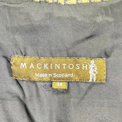 MACKINTOSH Houndstooth Wool Coat Beige/Black Size 38