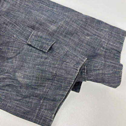HERNO IM0126U Trench Coat Blue Cotton Size 46