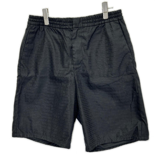 PRADA Re-Nylon Triangle Logo Plate Shorts Black Size S