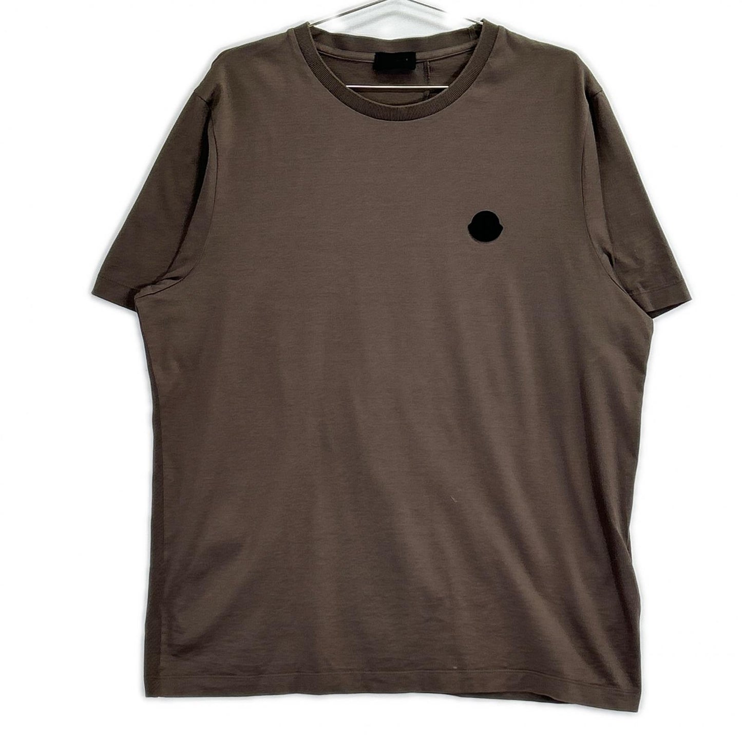 MONCLER 23SS Back Logo T-Shirt Brown Cotton Size L