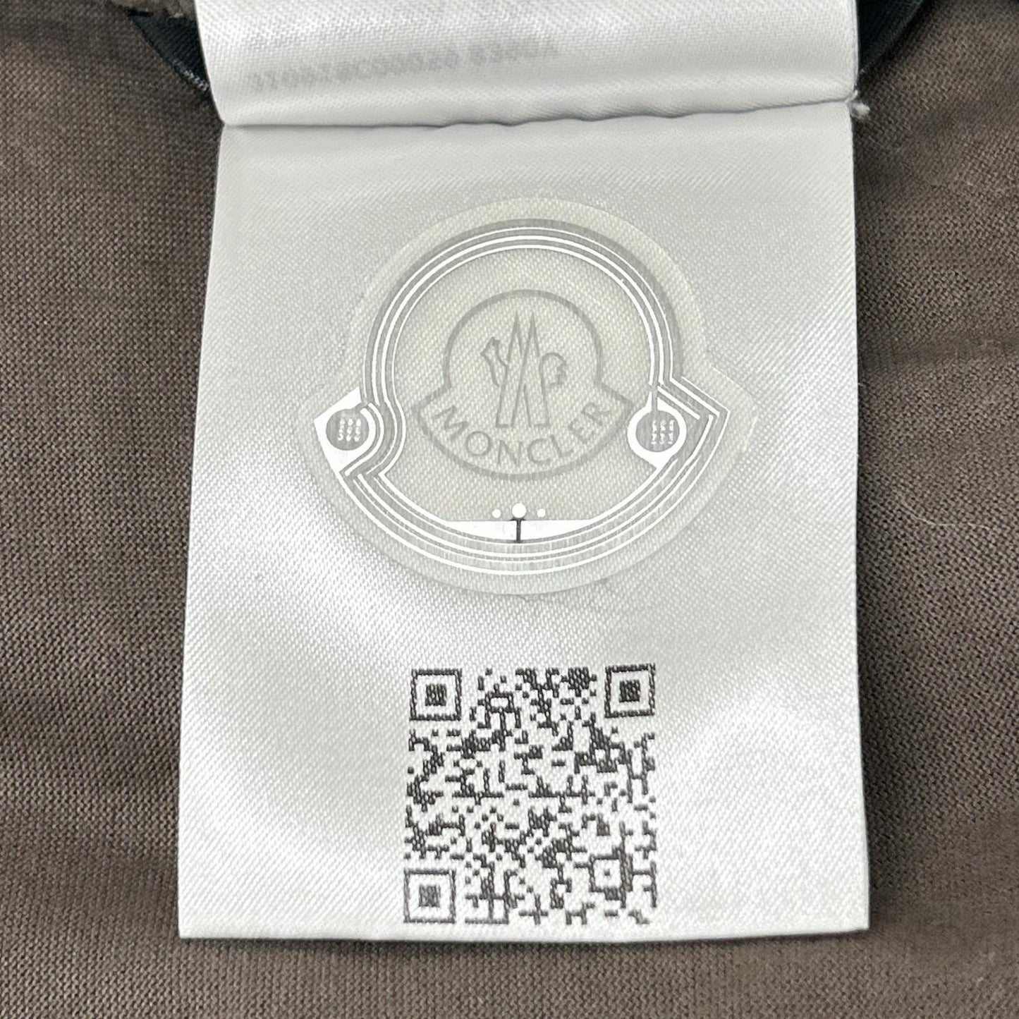 MONCLER 23SS Back Logo T-Shirt Brown Cotton Size L