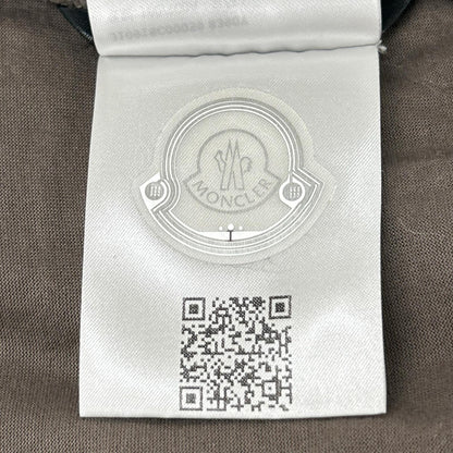 MONCLER 23SS Back Logo T-Shirt Brown Cotton Size L