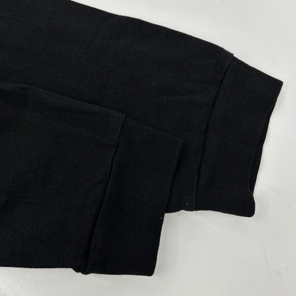MONCLER 23SS Cotton Back Logo Long Sleeve T-Shirt Black Size M
