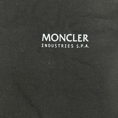 MONCLER 23SS Cotton Back Logo Long Sleeve T-Shirt Black Size M