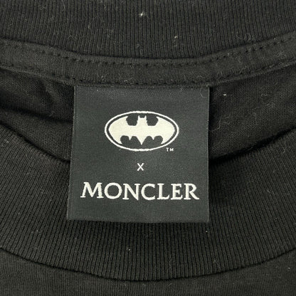 MONCLER 24SS Cotton Batman Long Sleeve T-Shirt Black Size M