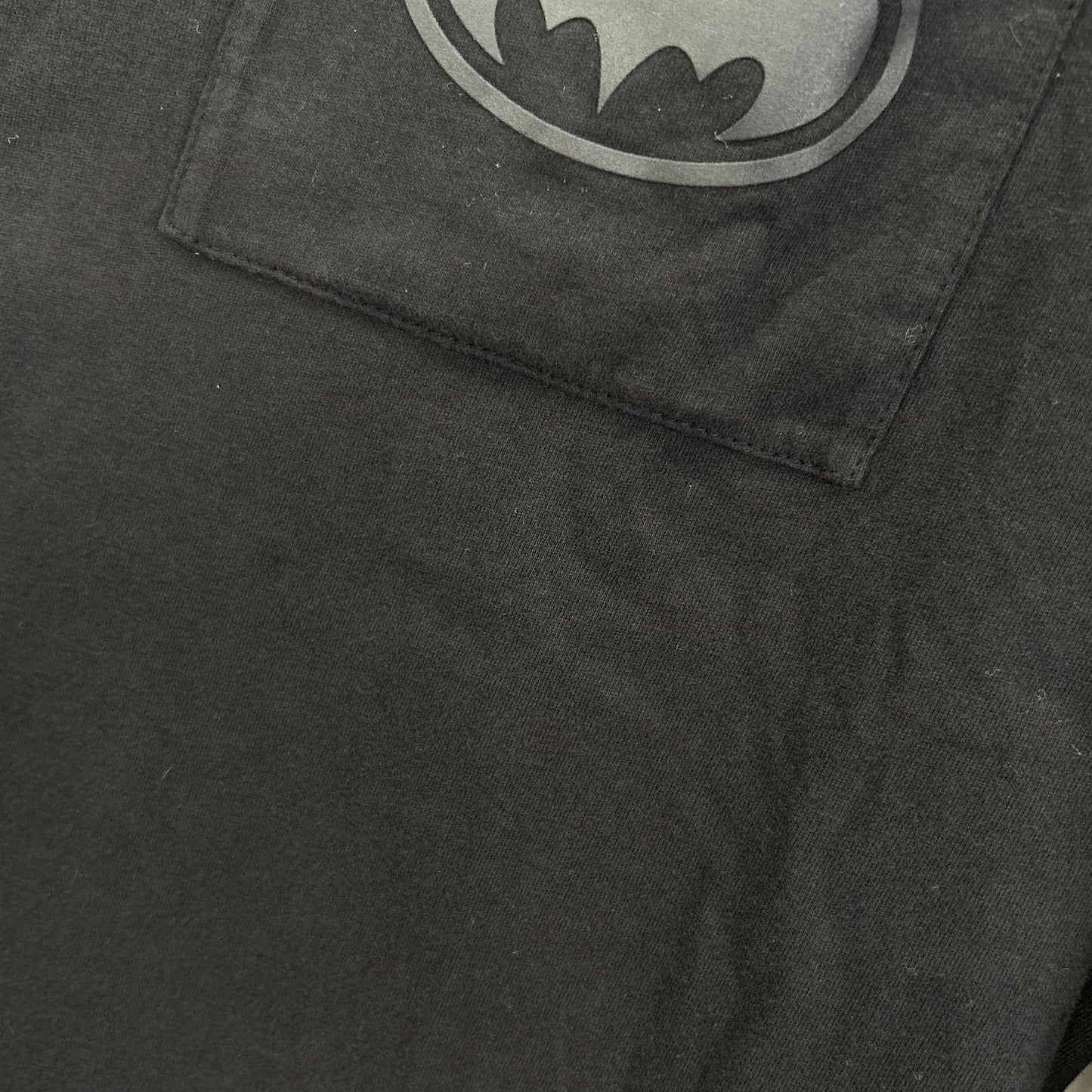 MONCLER 24SS Cotton Batman Long Sleeve T-Shirt Black Size M