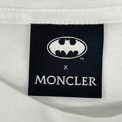 MONCLER 24SS Cotton Batman Long Sleeve T-Shirt White Size M