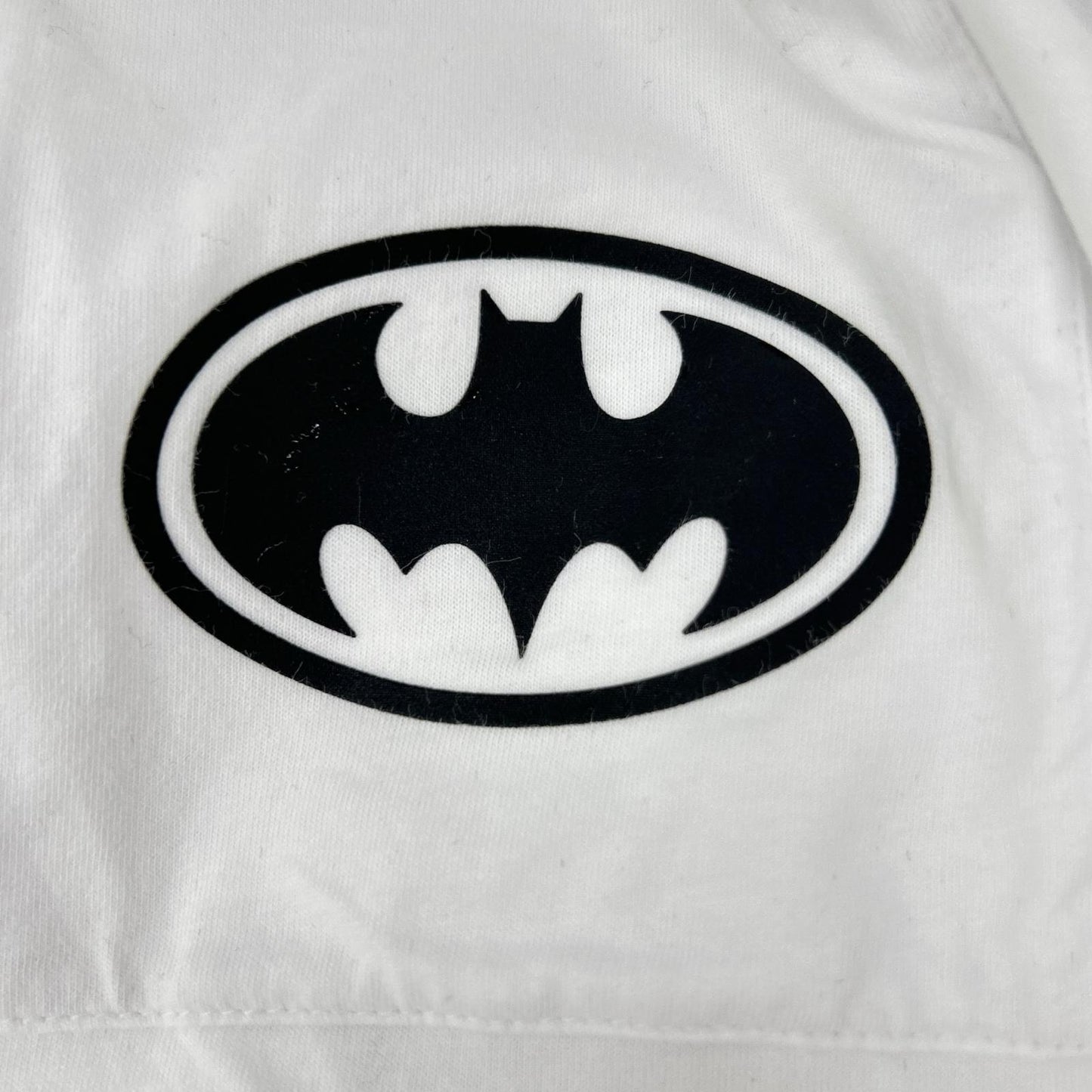 MONCLER 24SS Cotton Batman Long Sleeve T-Shirt White Size M