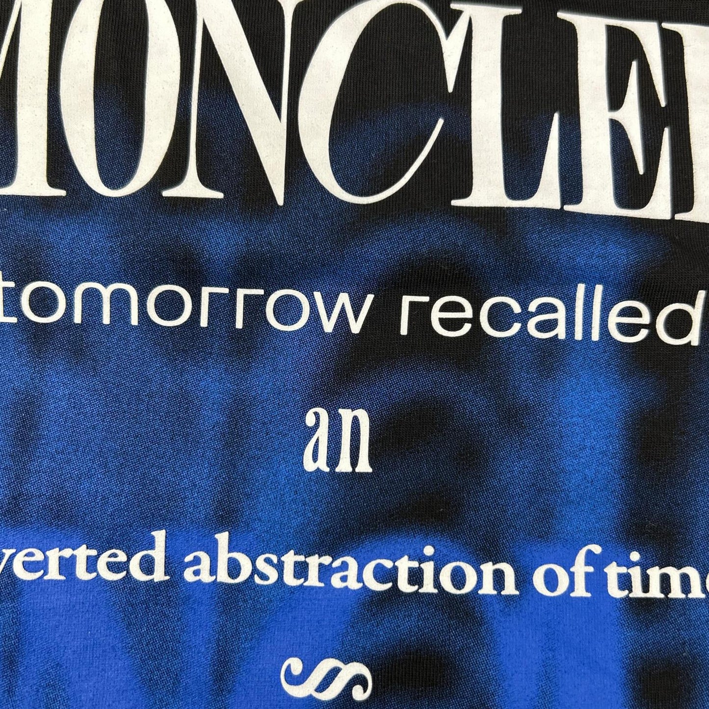 MONCLER 24SS Cotton Logo Patch Long Sleeve T-Shirt Black Size S