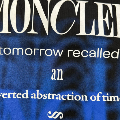 MONCLER 24SS Cotton Logo Patch Long Sleeve T-Shirt Black Size S