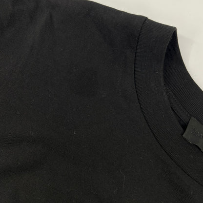 MONCLER 24SS Cotton Logo Patch Long Sleeve T-Shirt Black Size S