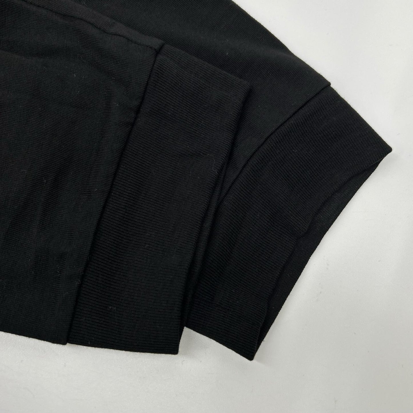 MONCLER 24SS Cotton Logo Patch Long Sleeve T-Shirt Black Size S