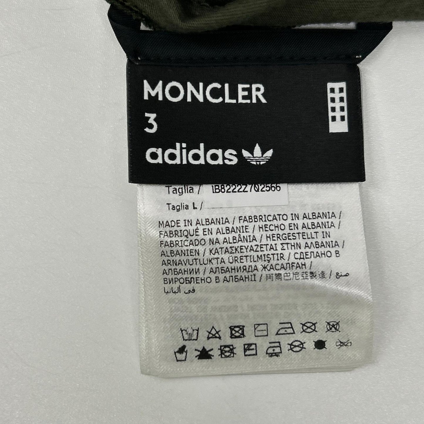 MONCLER x adidas Genius 3 SS T-Shirt Black/Khaki Size L