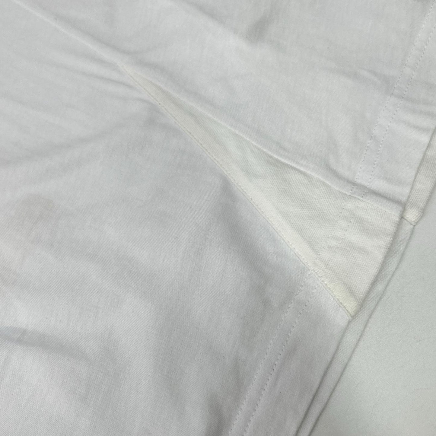 MONCLER 23SS Cotton Front Logo T-Shirt White Size L