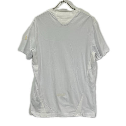 MONCLER 23SS Cotton Front Logo T-Shirt White Size L