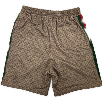 GUCCI GG Monogram Polyester Shorts Brown Size M